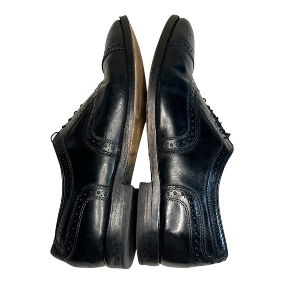 Allen Edmonds Strand Cap-toe Oxford Dress Shoe Black Size 11 - Picture 4 of 7